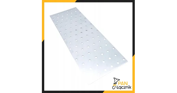Płytka Perforowana Łącznik Ciesielki PP30 Płaskownik 300x120x2,0 Ocynk 1szt