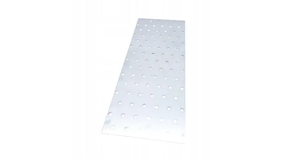 Płytka Perforowana Łącznik Ciesielki PP30 Płaskownik 300x120x2,0 Ocynk 1szt