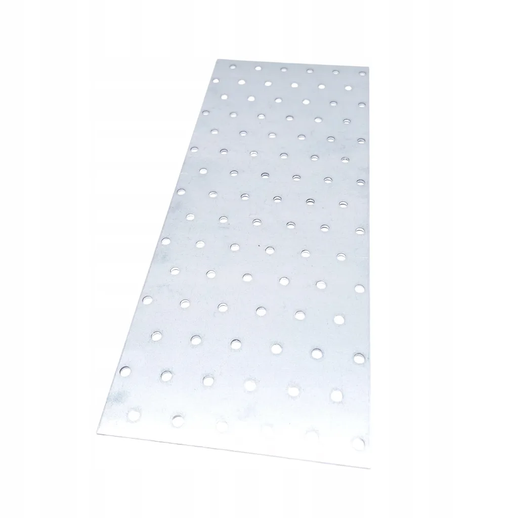 Płytka Perforowana Łącznik Ciesielki PP30 Płaskownik 300x120x2,0 Ocynk 1szt