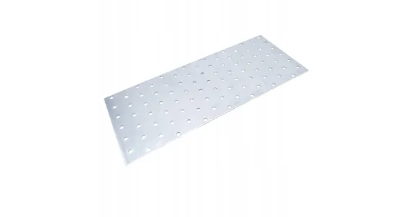 Płytka Perforowana Łącznik Ciesielki PP30 Płaskownik 300x120x2,0 Ocynk 1szt