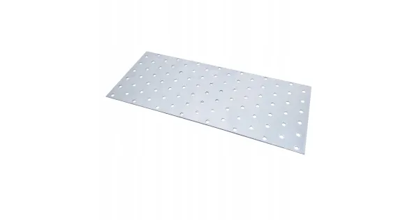 Płytka Perforowana Łącznik Ciesielki PP30 Płaskownik 300x120x2,0 Ocynk 1szt