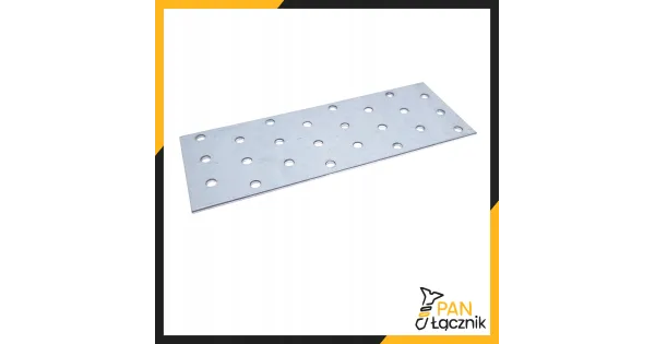 Płytka Perforowana Łącznik Ciesielki PP9 Płaskownik 160x60x2,0 Ocynk 10szt