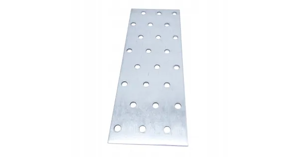 Płytka Perforowana Łącznik Ciesielki PP9 Płaskownik 160x60x2,0 Ocynk 10szt