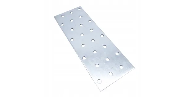 Płytka Perforowana Łącznik Ciesielki PP9 Płaskownik 160x60x2,0 Ocynk 10szt