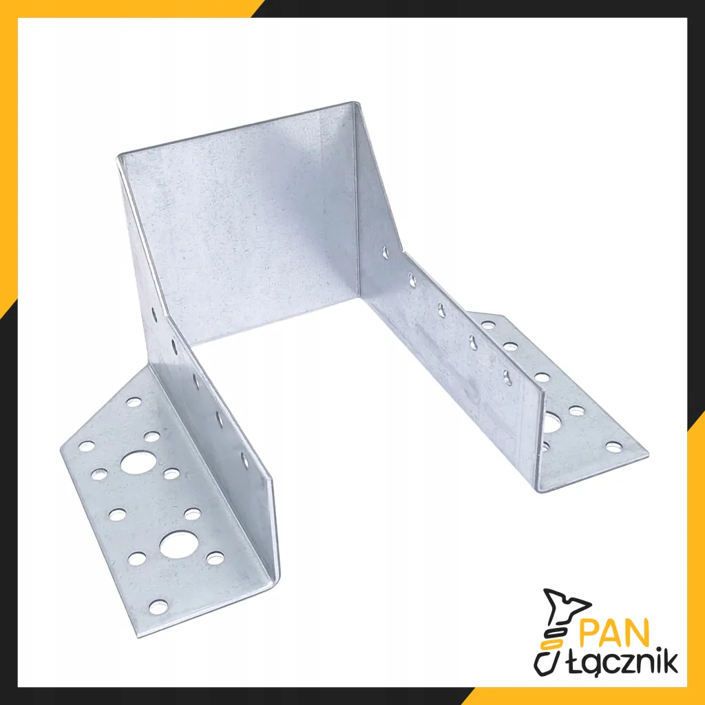 Wieszak Belki WB80-120 Wspornik Łącznik Ciesielski 120x80x2,0 Ocynk 1szt