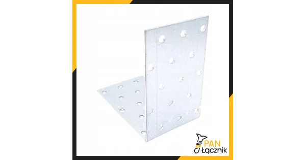 Kątownik Ciesielski Łącznik KM15 Montażowy 100x100x60x2 Stalowy Ocynk 10szt