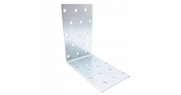 Kątownik Ciesielski Łącznik KM15 Montażowy 100x100x60x2 Stalowy Ocynk 10szt