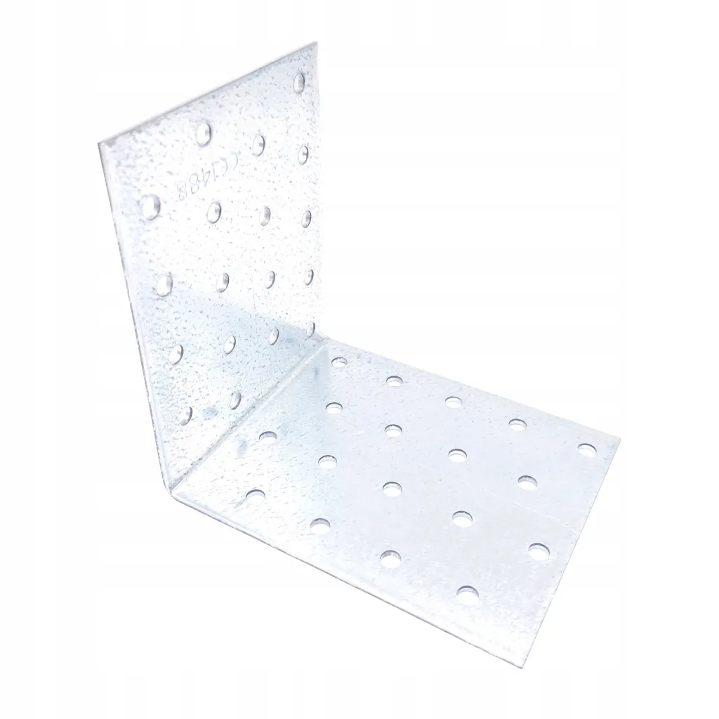 Kątownik Ciesielski Łącznik KM16 Montażowy 100x100x80x2 Stalowy Ocynk 10szt