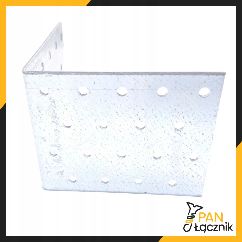 Kątownik Ciesielski Łącznik KM16 Montażowy 100x100x80x2 Stalowy Ocynk 10szt