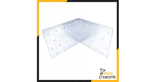 Kątownik Ciesielski Łącznik KM16 Montażowy 100x100x80x2 Stalowy Ocynk 10szt