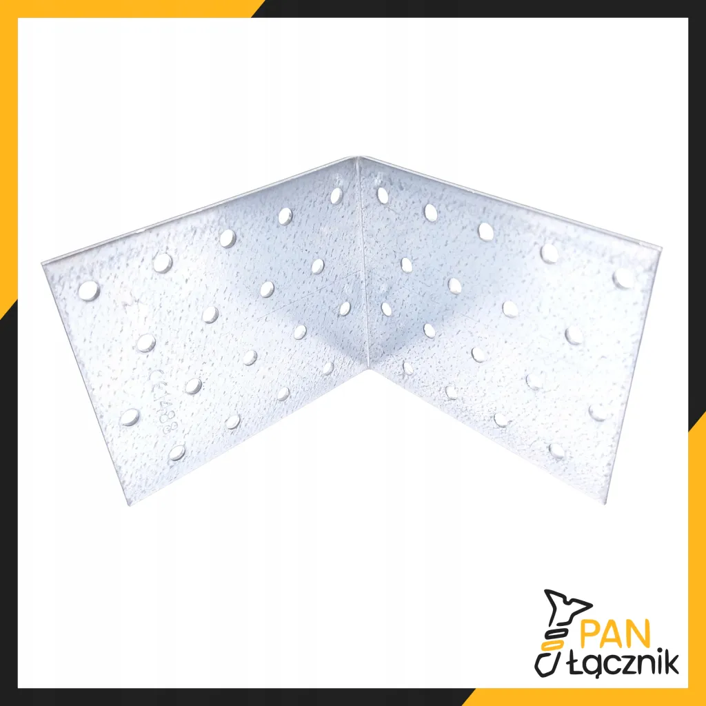 Kątownik Ciesielski Łącznik KM16 Montażowy 100x100x80x2 Stalowy Ocynk 10szt