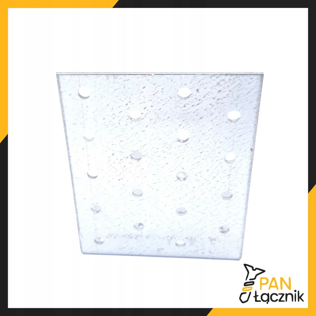 Kątownik Ciesielski Łącznik KM16 Montażowy 100x100x80x2 Stalowy Ocynk 10szt