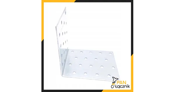 Kątownik Ciesielski Łącznik KM16 Montażowy 100x100x80x2 Stalowy Ocynk 10szt
