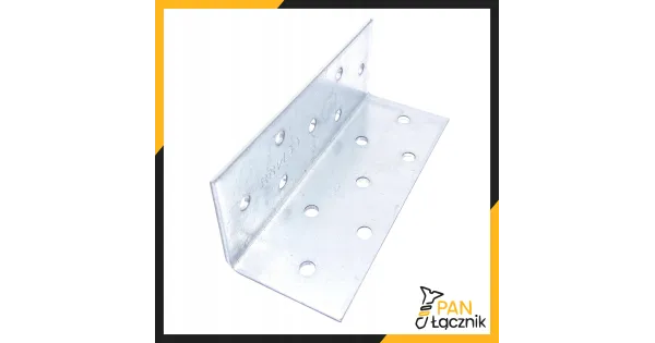 Kątownik Ciesielski Łącznik KM4 Montażowy 40x40x100x2 Stalowy Ocynk 10szt