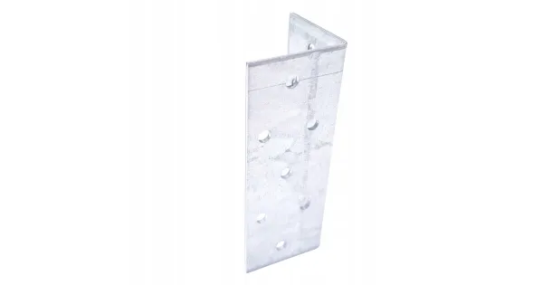 Kątownik Ciesielski Łącznik KM4 Montażowy 40x40x100x2 Stalowy Ocynk 10szt
