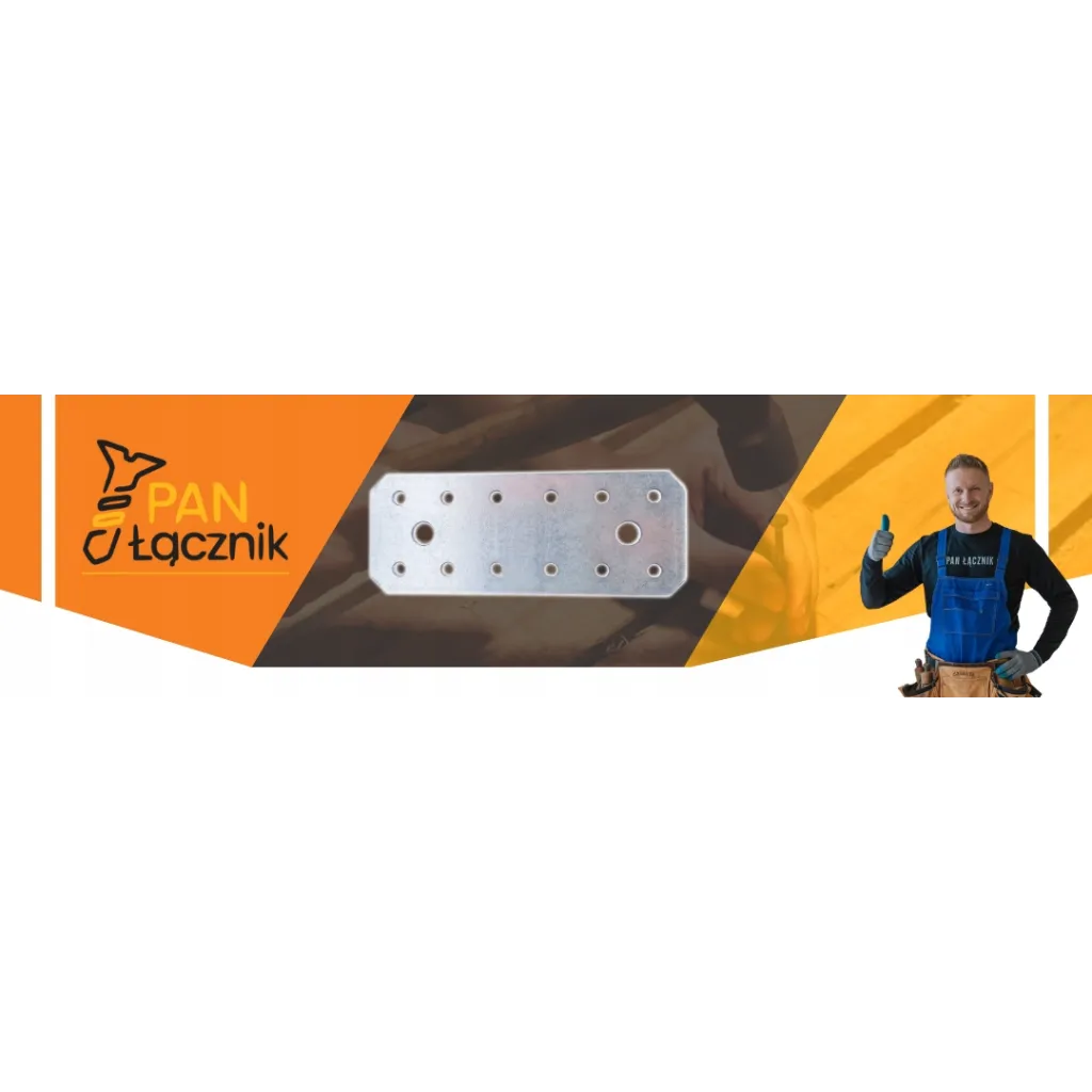 Łącznik Płaski Ciesielski Płaskownik 100x35x2 LP0 Montażowy Ocynk 10szt