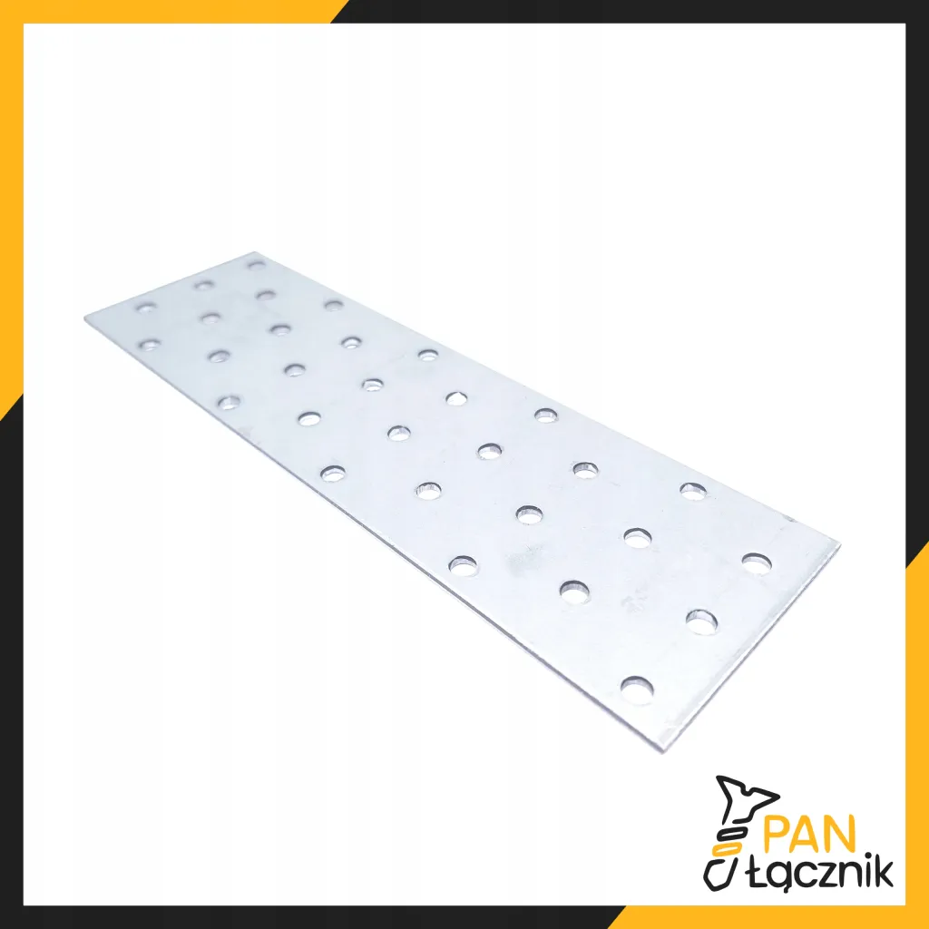 Płaskownik Płytka Perforowana PP10 Łącznik Ciesielski 200x60x2 Ocynk 10szt