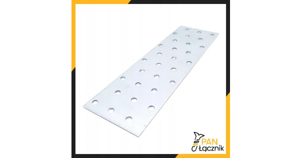 Płaskownik Płytka Perforowana PP10 Łącznik Ciesielski 200x60x2 Ocynk 10szt