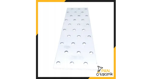 Płaskownik Płytka Perforowana PP10 Łącznik Ciesielski 200x60x2 Ocynk 10szt