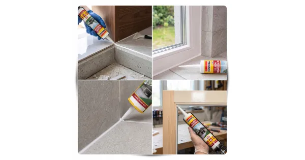 Silikon Przezroczysty Uniwersalny Bezbarwny Uszczelniacz Soudal 280 ml