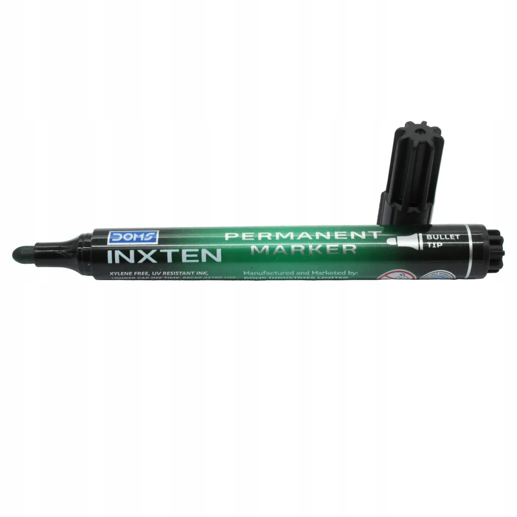 Marker Permanentny Zielony Pisak Wodoodporny Okrągła Końcówka Linia 2mm