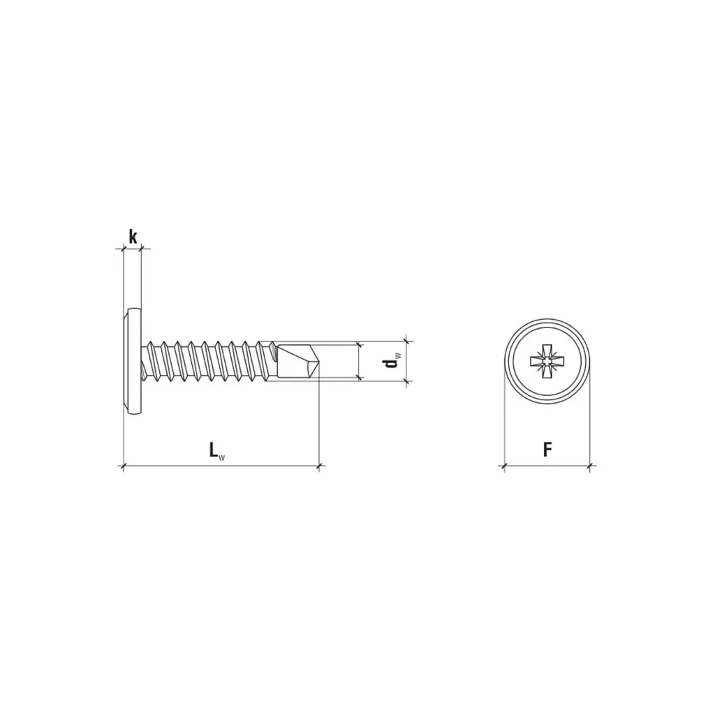 WKRĘTY PODKŁADKOWE OCYNKOWANE WSPC 4,2x55 mm 300szt