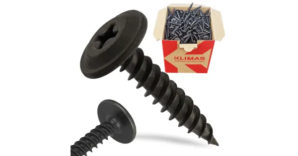 WKRĘTY PODKŁADKOWE CZARNE WPF 4,2x25 mm 500szt