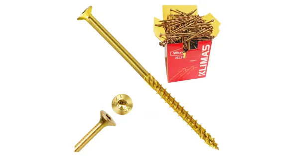 WKRĘTY CIESIELSKIE DO DREWNA TORX 8x180 50szt     stożkowy