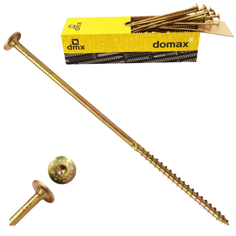 WKRĘTY CIESIELSKIE DO DREWNA TALERZOWE 8x220 TORX