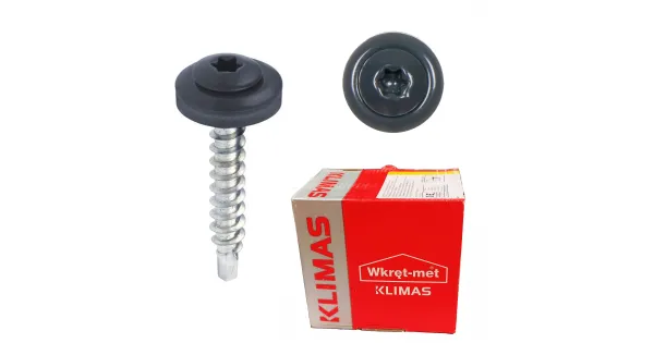 WKRĘTY FARMERSKIE 4,8x35 RAL 7016 TORX FARMERY KLIMAS