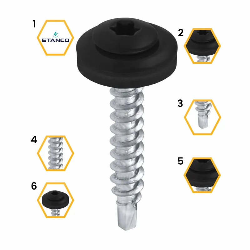 WKRĘTY FARMERY ETANCO TORX 9005 4,8x35 250szt