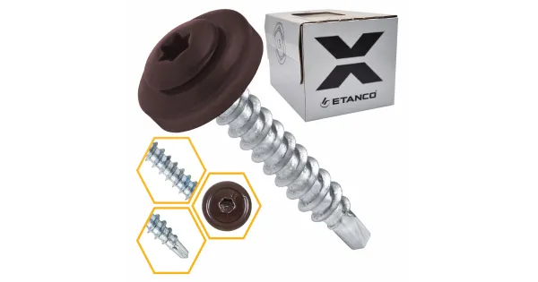 WKRĘTY FARMERSKIE ETANCO 8017 4,8X35 TORX 250szt