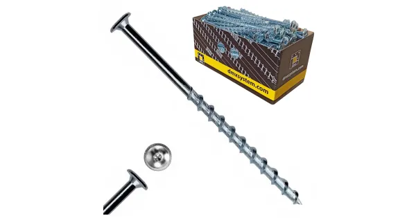 WKRĘTY DO GAZOBETONU 8x140 TORX ŁEB TALERZOWY 50szt