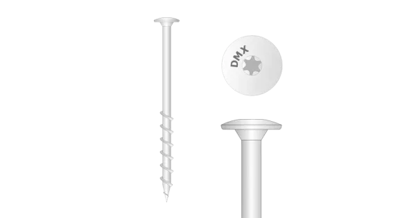 WKRĘTY DO GAZOBETONU 8x140 TORX ŁEB TALERZOWY 50szt