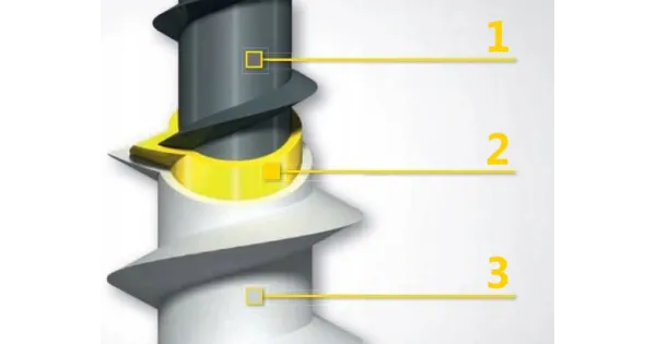 WKRĘTY DO GAZOBETONU 8x80 TORX ŁEB STOŻKOWY 50szt