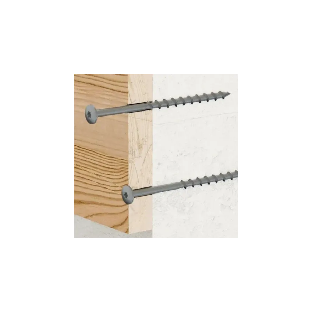 WKRĘTY DO GAZOBETONU 8x80 TORX ŁEB STOŻKOWY 50szt