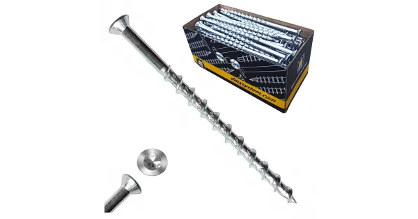 WKRĘTY DO GAZOBETONU 8x100 TORX ŁEB STOŻKOWY 50szt