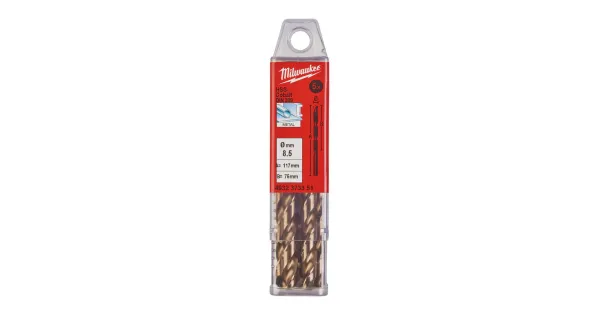 WIERTŁA DO METALU HSS-G COBALT 8,5x75 MILWAUKEE 1szt
