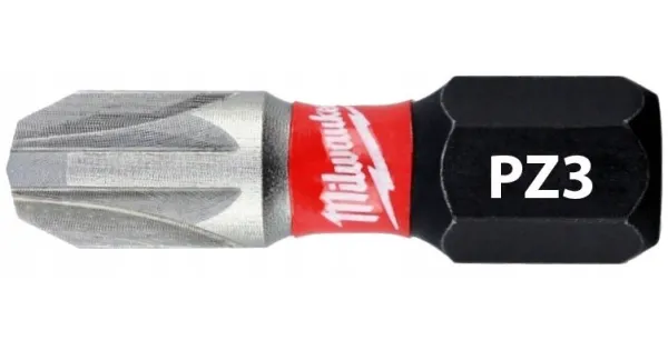 BIT KOŃCÓWKA UDAROWA MILWAUKEE SHOCKWAVE PZ3 25mm