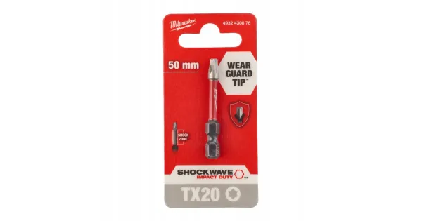 BIT KOŃCÓWKA UDAROWA MILWAUKEE TX20 x 50mm TORX     blister