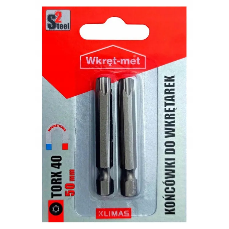 Końcówki do wkrętarek bity bit TORX TX 40 dł 50mm