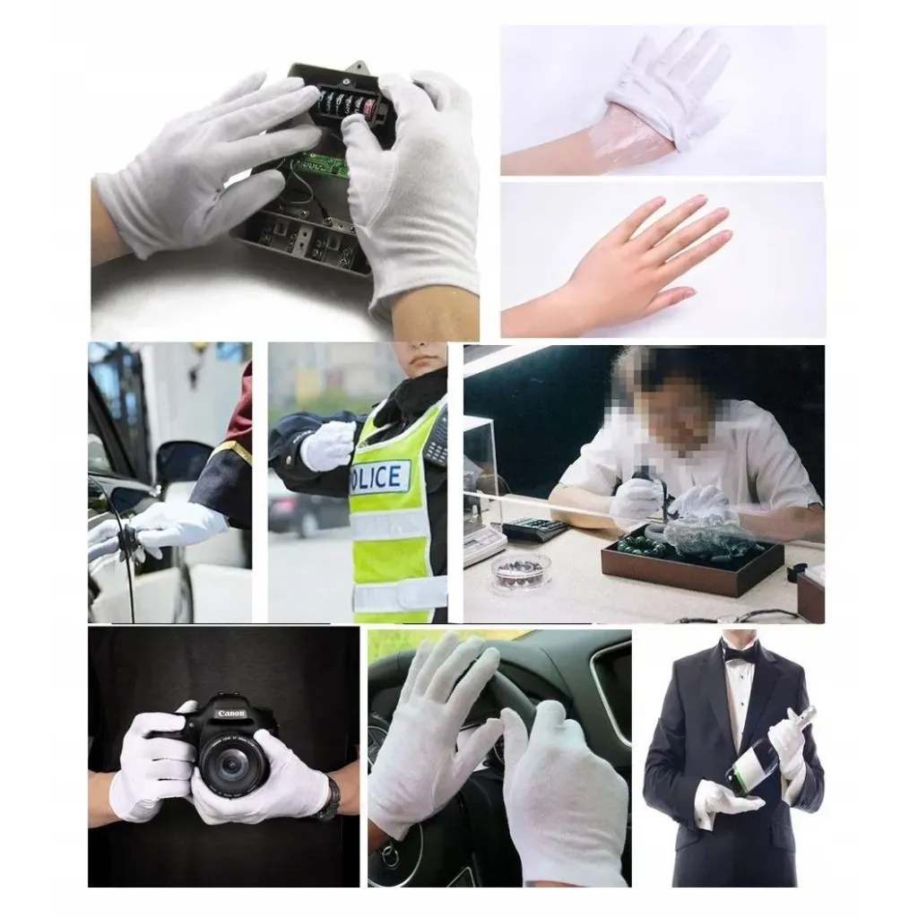 Rękawiczki Rękawice Bawełniane Kosmetyczne Kevin 10/XL