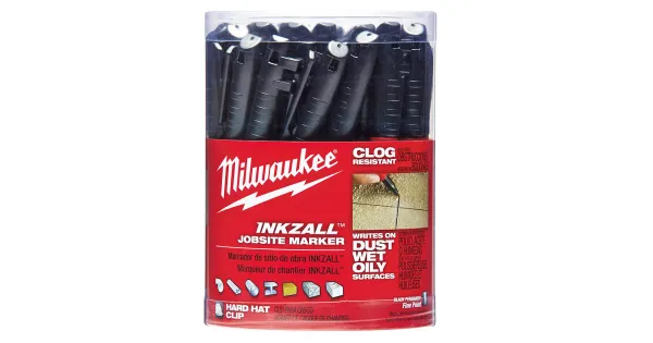 MARKER CZARNY BUDOWLANY MILWAUKEE INKZALL 36 SZT