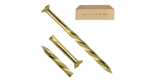 GWOŹDZIE BUDOWLANE SKRĘCANE OCYNK 4,5X125MM 5KG