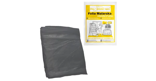FOLIA MALARSKA STANDARD PLUS 4x5m BLUE DOLPHIN