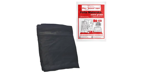 FOLIA MALARSKA EXTRA GRUBA 4x5m BLUE DOLPHIN