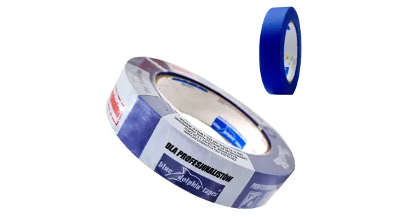 TAŚMA MALARSKA NIEBIESKA 25mm x 50m BLUE DOLPHIN