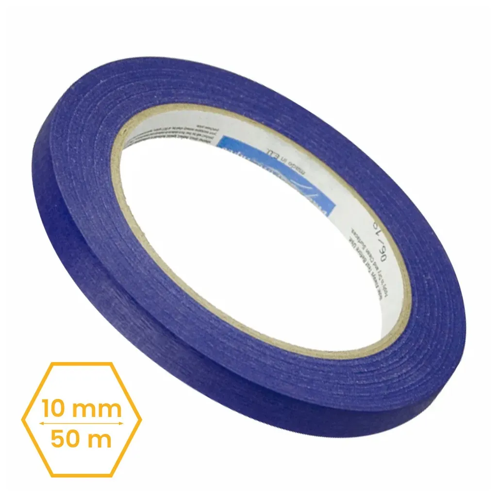 TAŚMA MALARSKA NIEBIESKA 10mm x 50m BLUE DOLPHIN