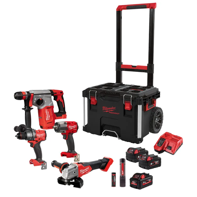 ZESTAW MILWAUKEE M18FPP4D-555T