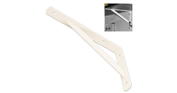 WSPORNIK PÓŁKI BIAŁY 200x125x20x3,0 WSWP 200/20